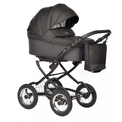 Коляска 2в1 Indigo BARBARA Classic (Ba 06 (черный))