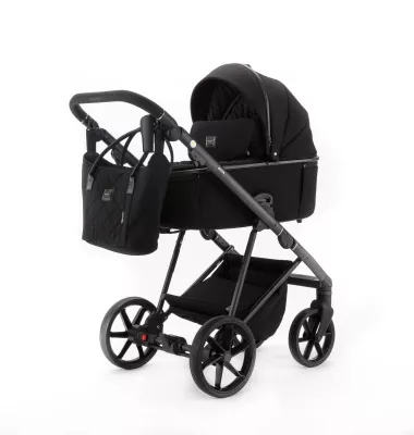 Коляска Adamex Delta Natura 3 в 1, DN-11-Carbon