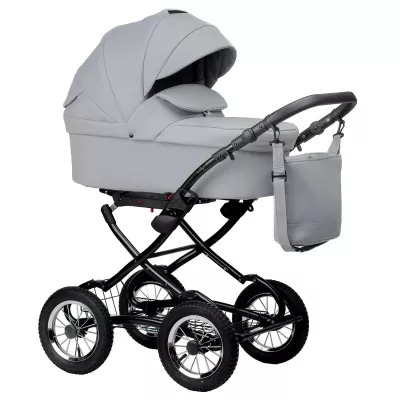 Коляска Indigo Barbara Eco Classic 2 в 1, Be 04, св.серая кожа