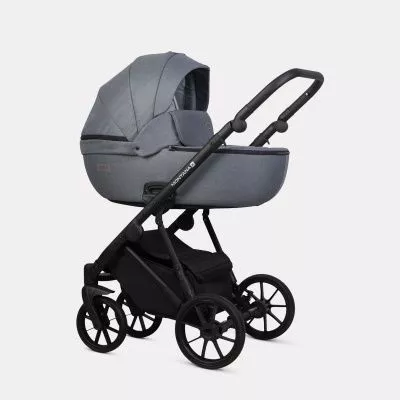 Коляска Riko Basic Montana X 3 в 1, 52 Grey (серый)