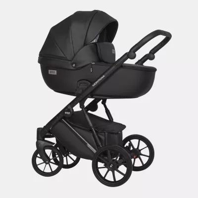 Коляска Riko Basic Montana Ecco 3 в 1, 12 Black черный